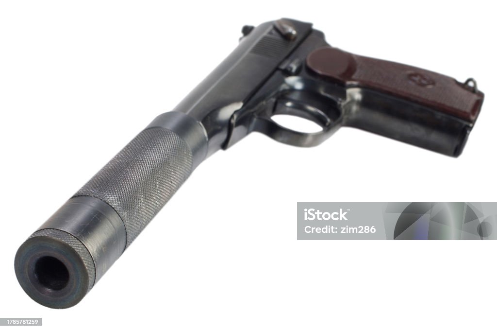 Russian Army Handgun With Silencer Stock Photo Download Image Now