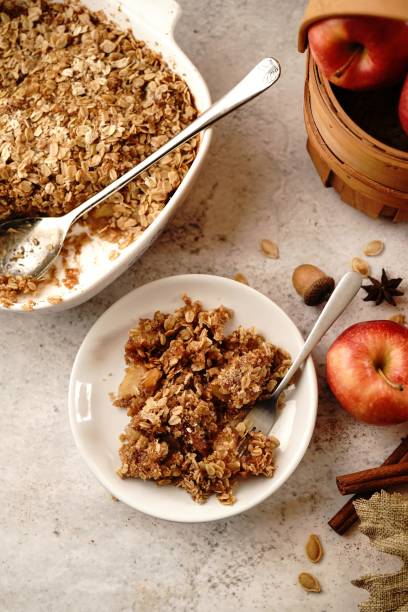 istock Homemade Apple Crisp 1785783417