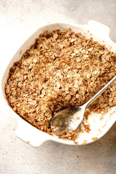 istock Homemade Apple Crisp 1785783423