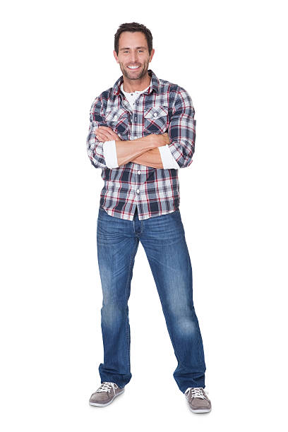 istock Portrait of happy middle age man 178580105