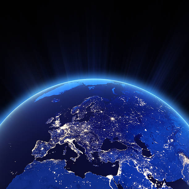 istock Europe city lights at night 178580685