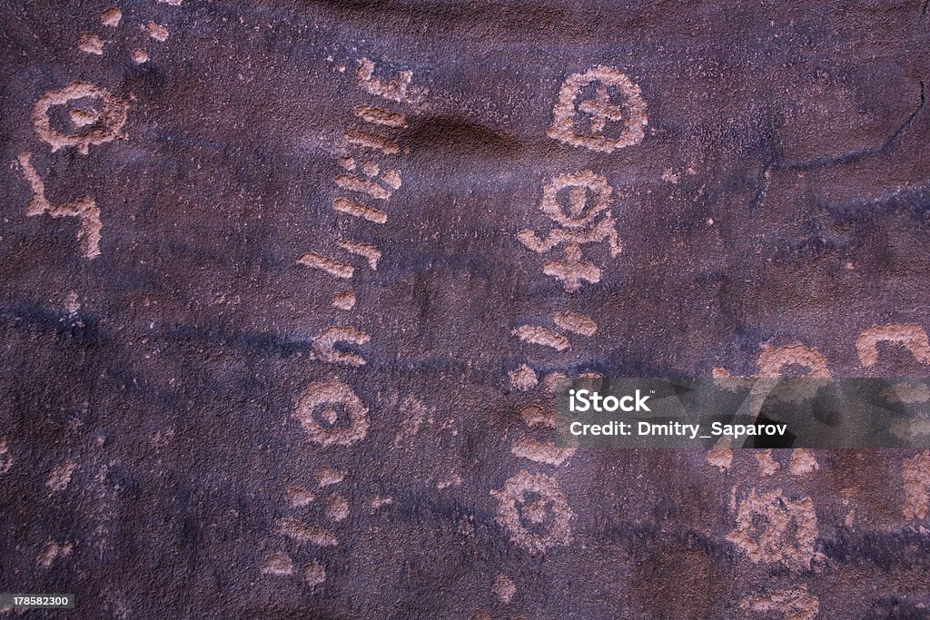 Petroglyphs, deserto de Saara - Royalty-free Ao Ar Livre Foto de stock