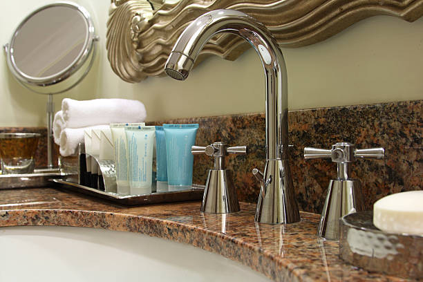 istock Lavatory basin and restroom accessories 178583297