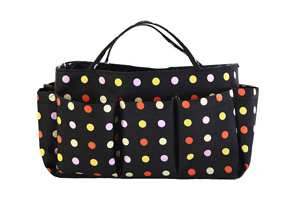 istock Bag with colorful spots isolated on white 178583852