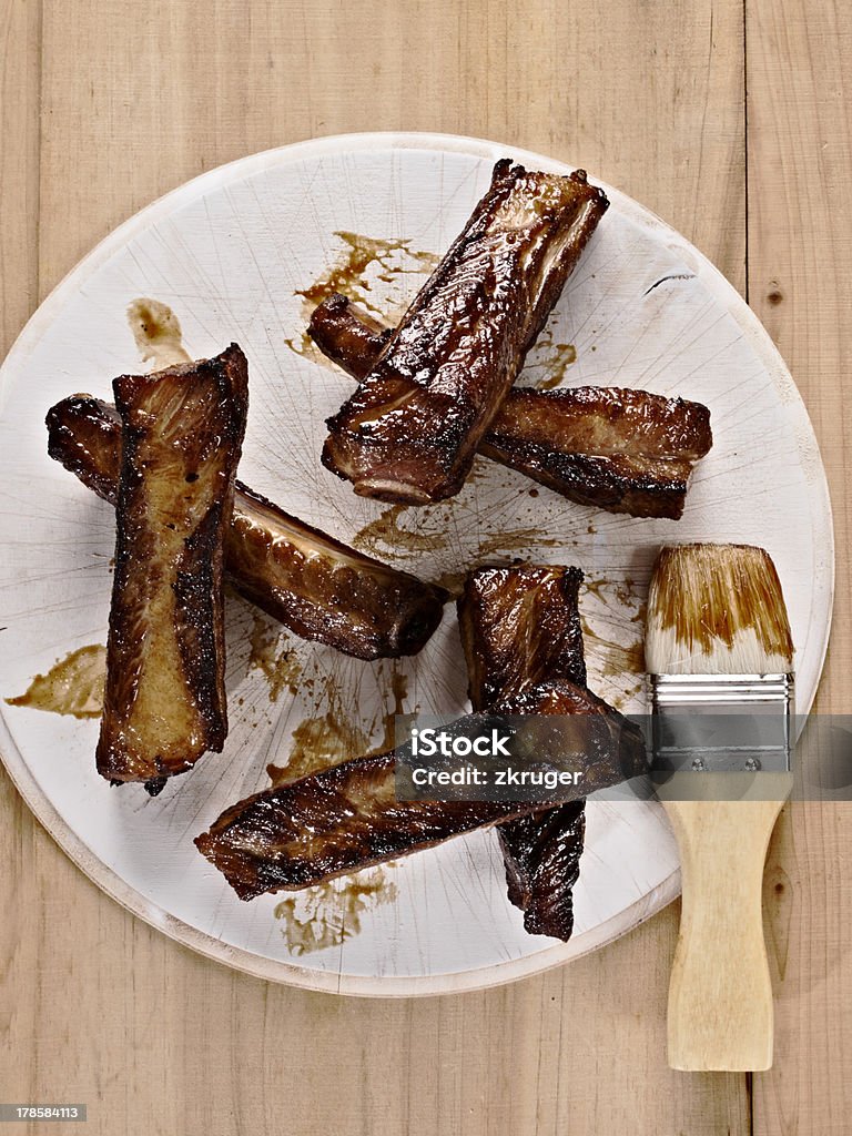 barbecue di maiale Costole - Foto stock royalty-free di Carré