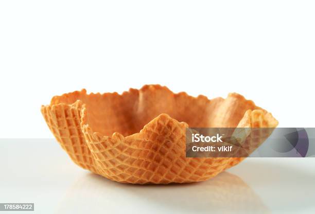 Wafer Bowl Stock Photo - Download Image Now - Basket, Ice Cream Cone, Bowl