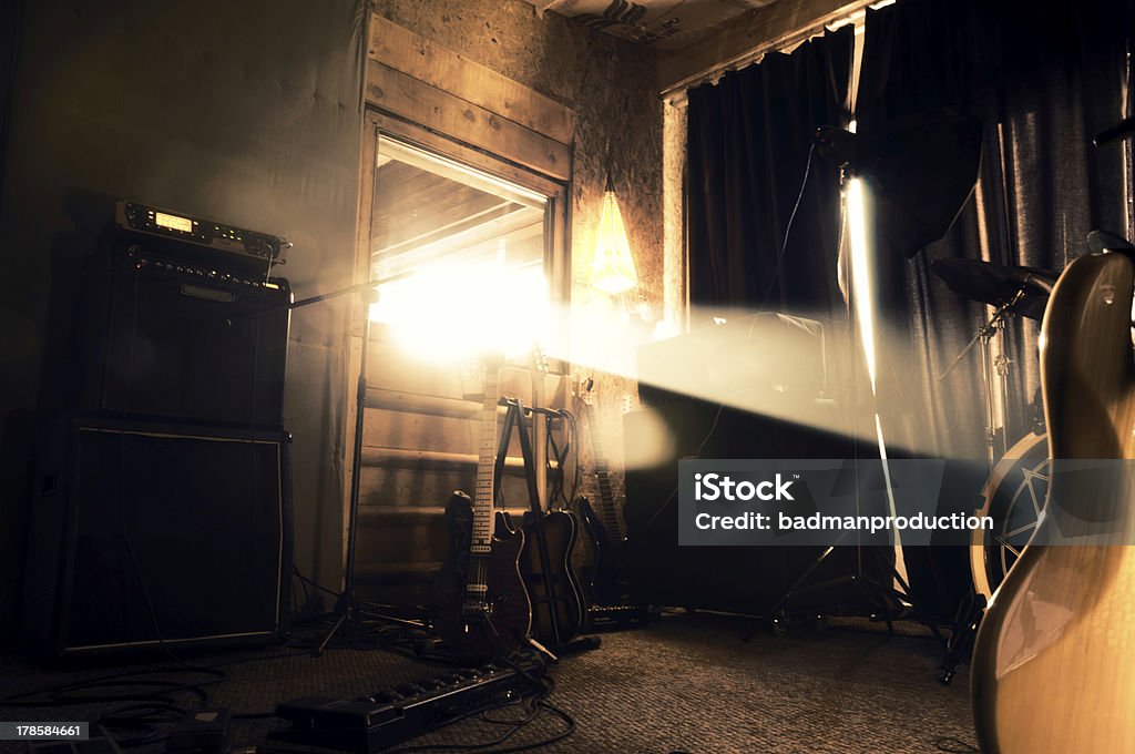 Soul paradise Typical creative music studio Recording Studio Stock Photo