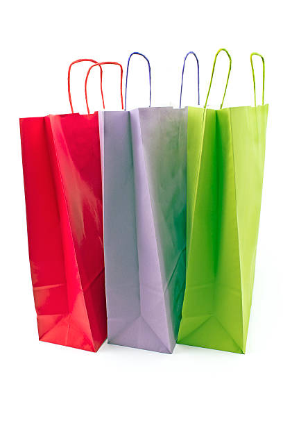 istock Three colourful paper shopping bags 178585558