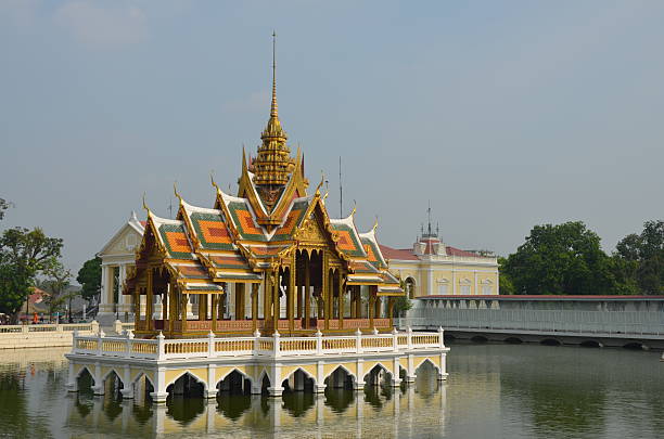 Aisawan Dhiphya-Asana Pavilion Summer Palace Bang Pa-In Thailand stock photo