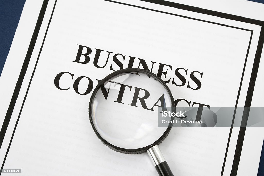 Contrato de negocios - Foto de stock de Acuerdo libre de derechos