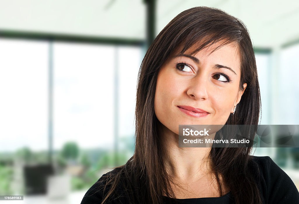 Thoughtful woman Thoughtful woman portrait Adult Stock Photo