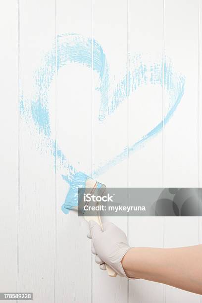 Corazón Foto de stock y más banco de imágenes de Amor - Sentimiento - Amor - Sentimiento, Azul, Bricolaje
