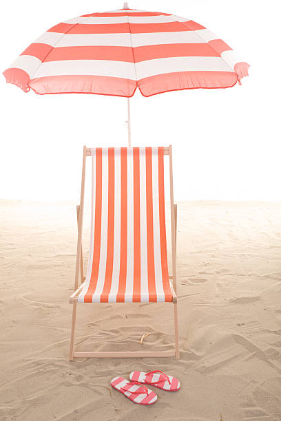 istock Beach chair in the sand 178589663