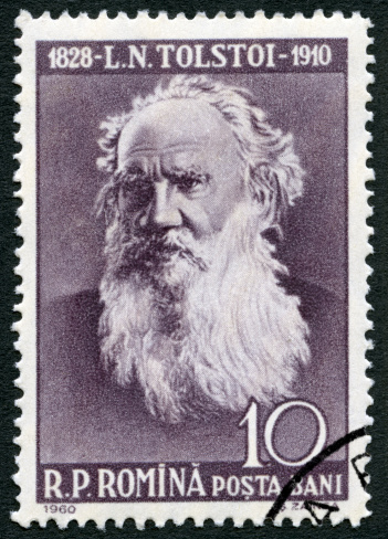 Postage stamp Romania 1960 shows Lev Nikolayevich Tolstoy (1828-1910), circa 1960