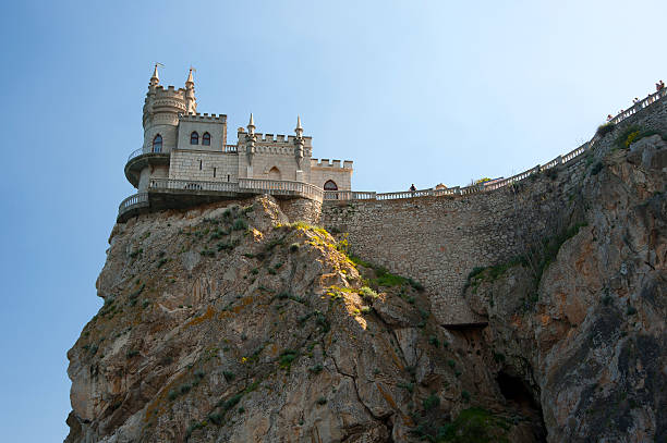 istock Swallow nest castle sideview in Crimea Ukraine 178590905