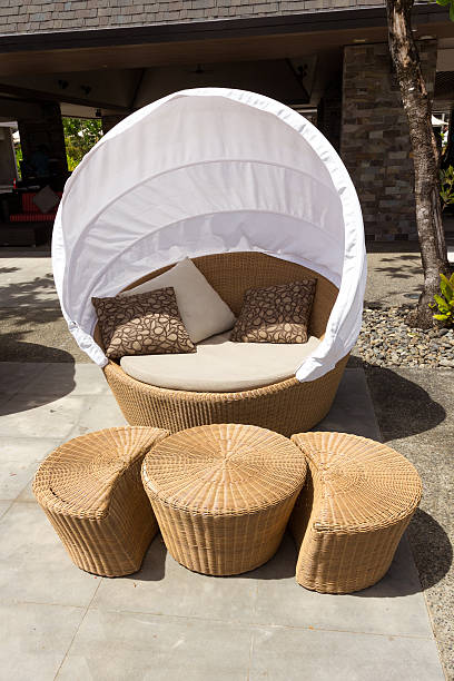 istock Outdoor sofa chair with cover 178590994