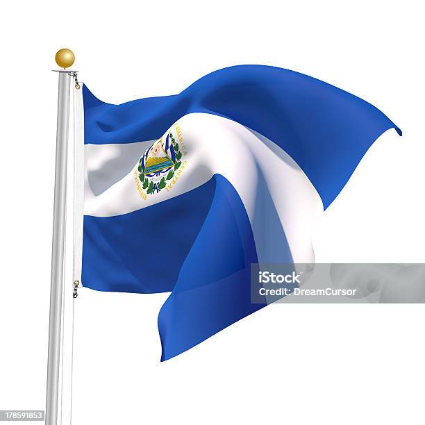 El Salvador Stockfoto und mehr Bilder von El Salvador - El Salvador, Flagge, Fliegen