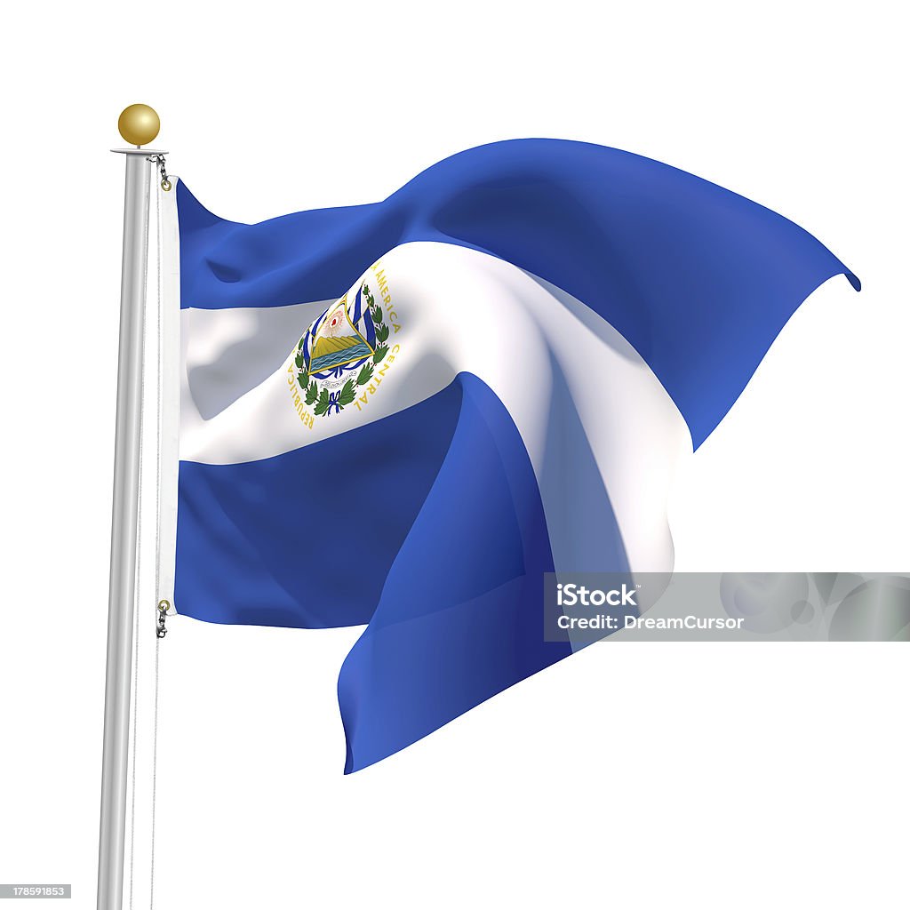 El Salvador - Foto stock royalty-free di Bandiera
