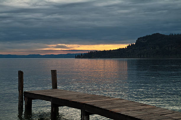 istock Jetty at lake garda in italy 178591929
