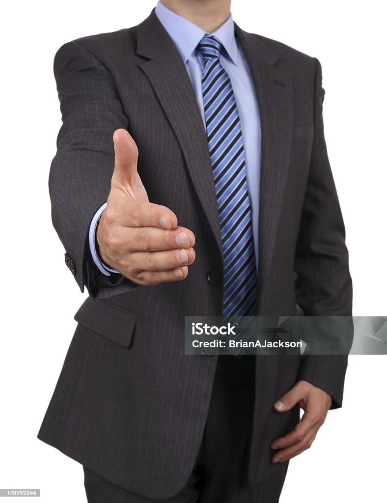 Di affari handshake - Foto stock royalty-free di Abbigliamento da lavoro