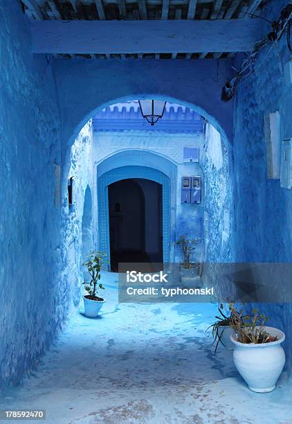 Photo libre de droit de Blue Medina De Chefchaouen Maroc banque d'images et plus d'images libres de droit de Chechaouèn - Chechaouèn, Afrique, Afrique du Nord