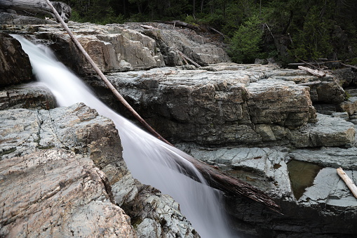 Middle Myra Falls in Strathcona Provincial Park (Vancouver Island), Canada