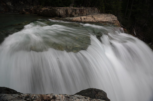 Myra Falls in Strathcona Provincial Park on Vancouver Island.