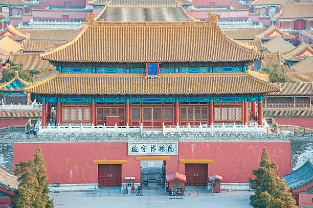 The north gatetower of Forbidden City