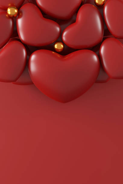 istock Happy Valentine's Day Background 3D Illustration 1785943955