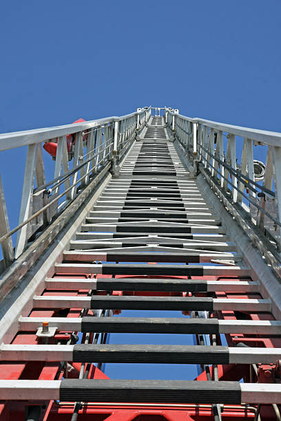 istock steps to Heaven by a fire truck 178594652