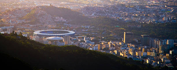 stadion maracana w rio de janeiro - stadium brazil maracana stadium rio de janeiro zdjęcia i obrazy z banku zdjęć