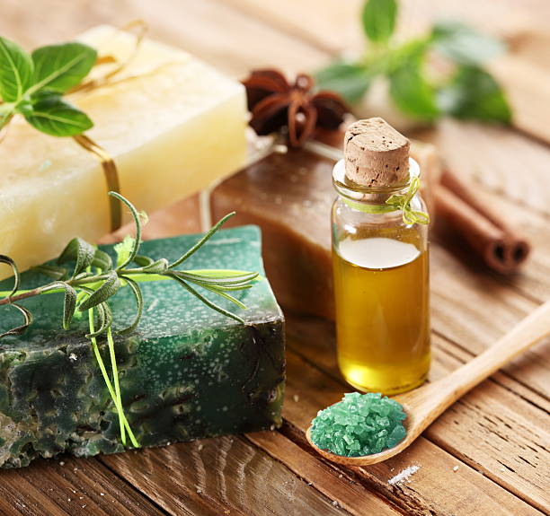 istock Pieces of natural soap. 178595669