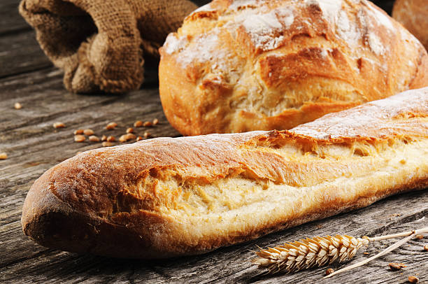 istock Freshly baked traditional French bread 178595853