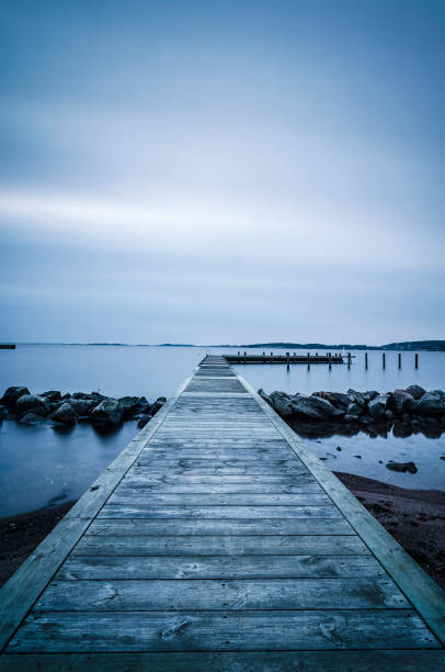istock Tranquil Dawn on Gothenburg's Coastal Pier 1785962592