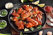 Baked chicken wings