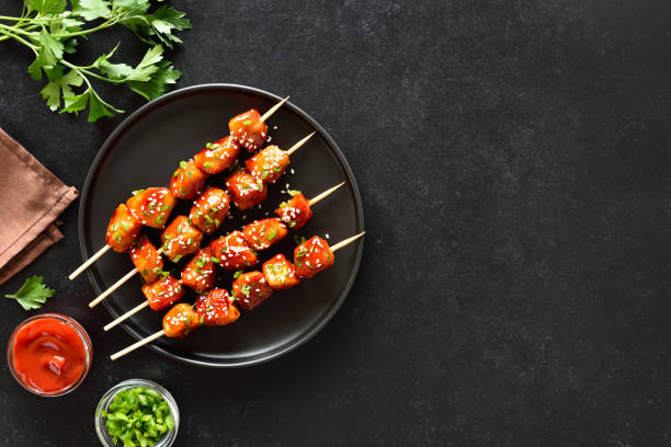 istock Teriyaki chicken skewers 1785979320