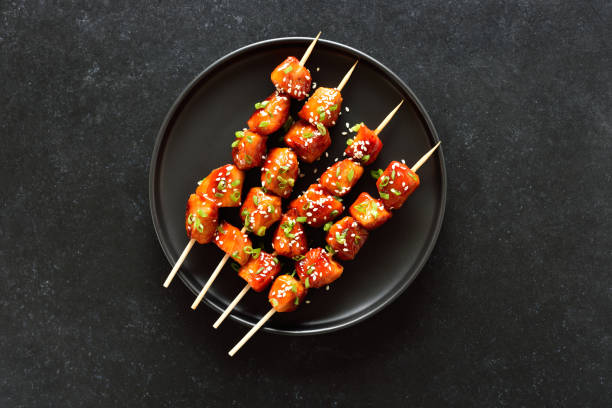 istock Teriyaki chicken skewers 1785979326