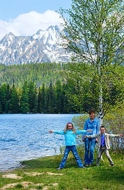 istock Strbske Pleso (Slovakia) spring view and family 178598410