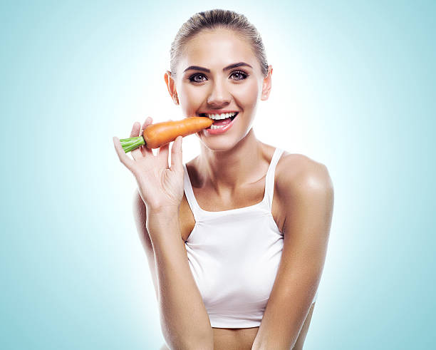 istock Woman holding basket with vegetable. Concept vegetarian dieting 178598952