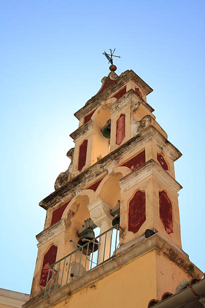 istock Old belfry tower in Corfu, Greece 178599801