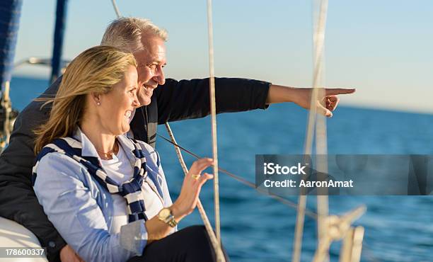 Portrait Of Happy Mature Couple Stock Photo - Download Image Now - Active Seniors, Adult, Adults Only