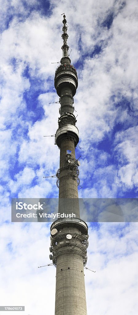 Ostankino torre de televisión, Moscú - Foto de stock de Acero libre de derechos