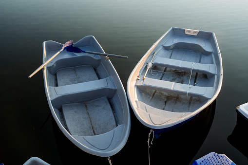 A Canoe's Reflection near Haines, Alaska