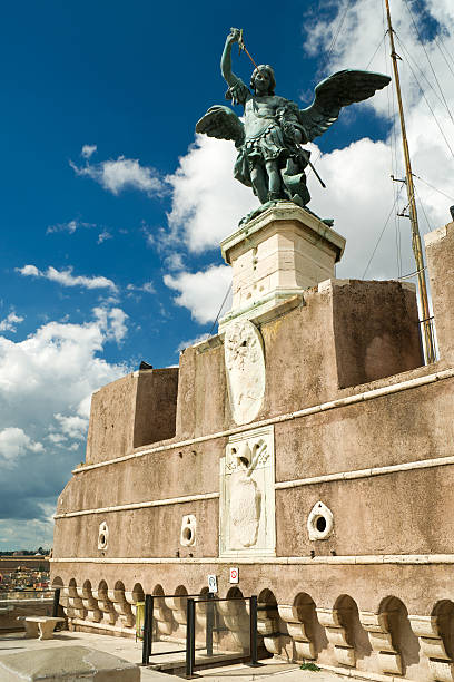 istock Saint Michael statue at top of Castel Sant'Angelo, Rome 178603447