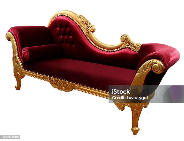 Gold Alten Sofa Stockfoto und mehr Bilder von König Ludwig XVI. von Frankreich - König Ludwig XVI. von Frankreich, Sessel, Chaiselongue