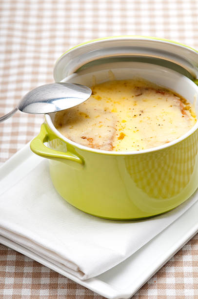 istock onion soup with melted cheese and bread on top 178604267