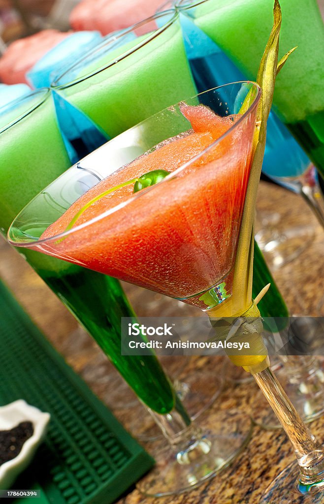 cocktail alcoliche molecolare - Foto stock royalty-free di Alchol