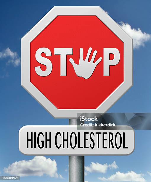 Stop High Cholesterol Stock Photo - Download Image Now - Cholesterol, High Up, Stop Gesture