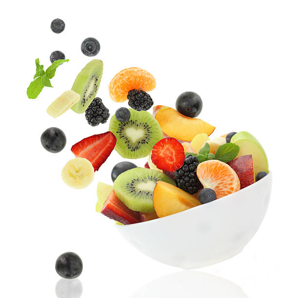 istock Fresh fruits coming out from a bowl 178604933