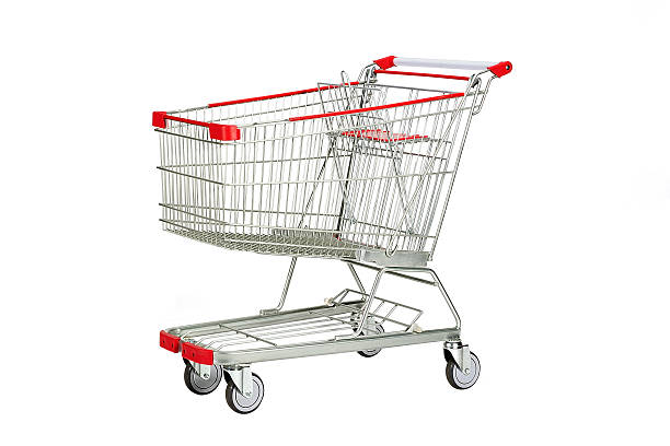 istock isolated shopping cart on the white 178606917